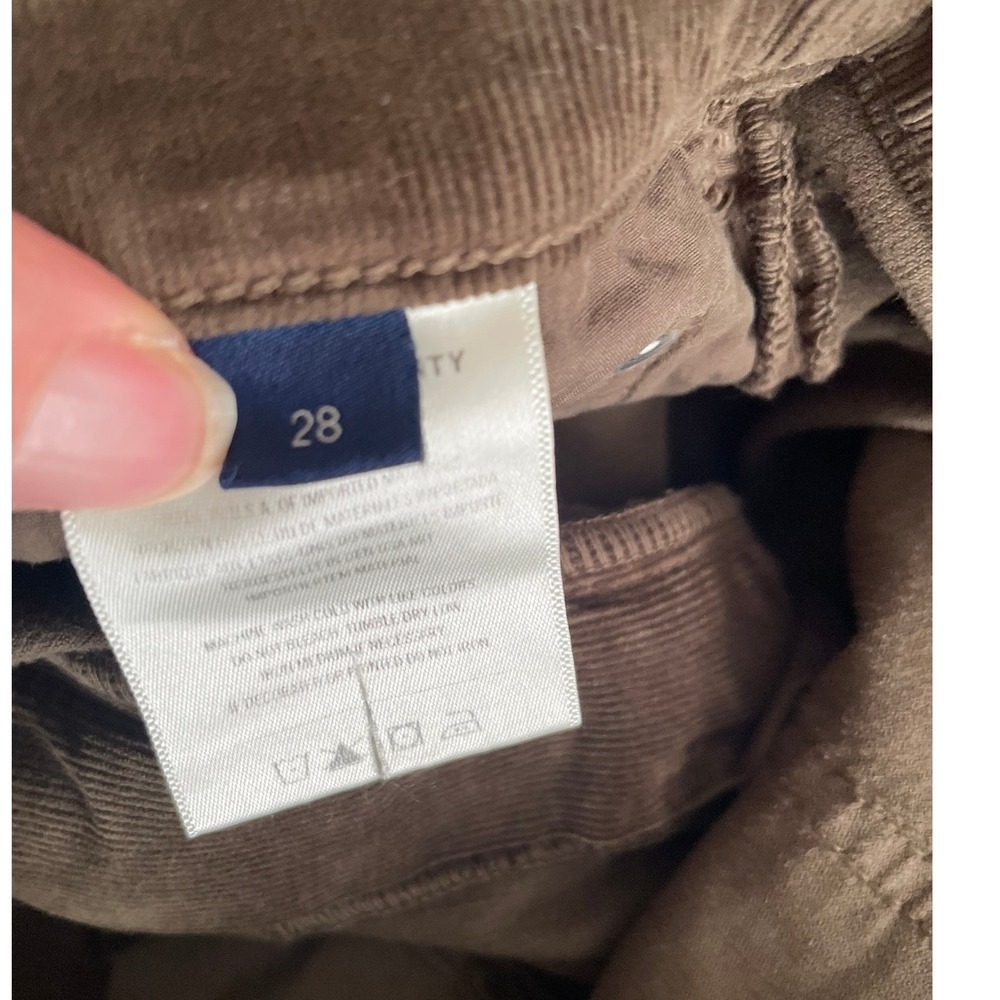 NEW Citizens of Humanity Lyra Corduroy Pants Womens 28 Green Wide Leg Raw Hem - Picture 9 of 13